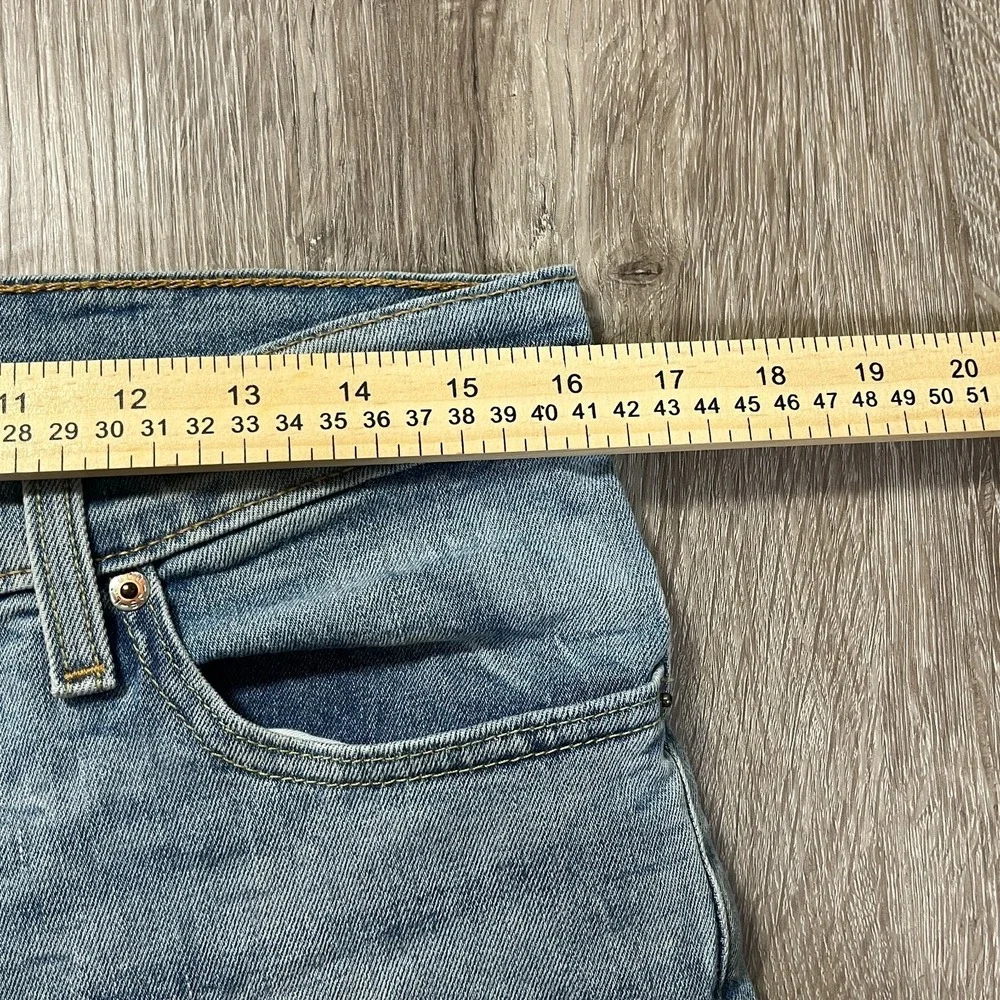 Levi's 511 Men's Jeans 32x30 Light Wash Marbling Denim Slim Tapered